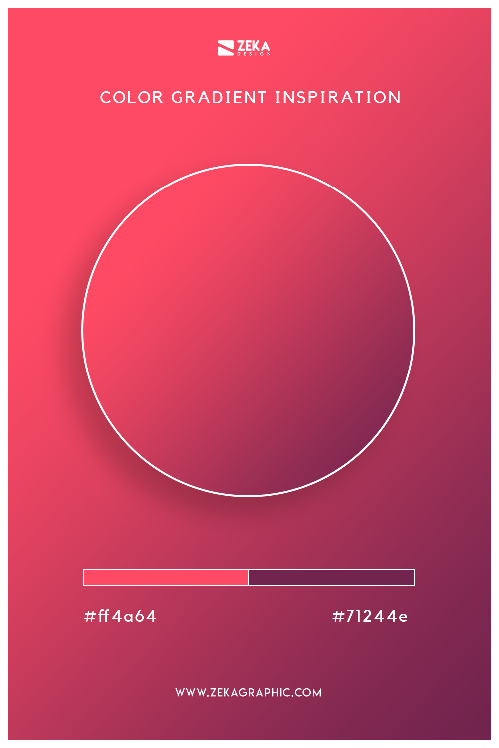 01 Radical Red Pompadour Color Gradient Inspiration