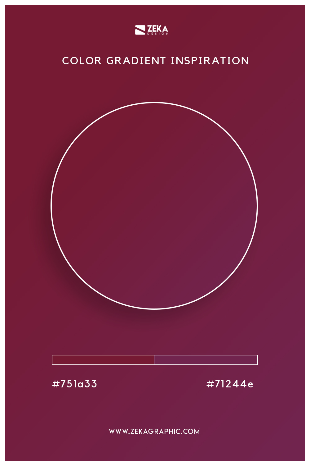 02 Claret Pompadour Autumn Color Gradient Inspiration