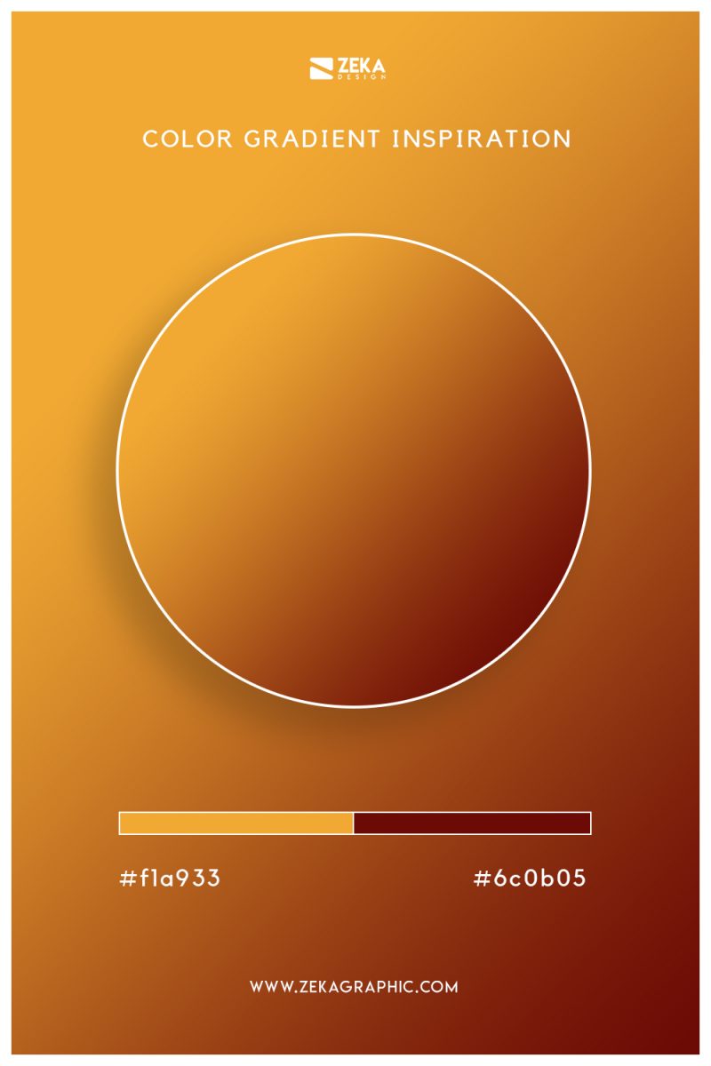 12 Color Gradient Ideas Inspired on Autumn - Zeka Design