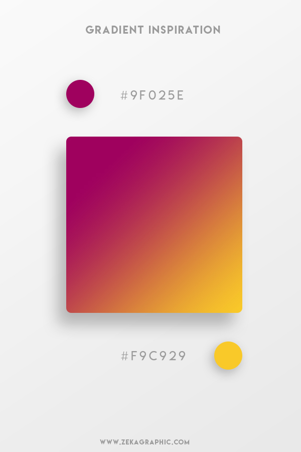 05 Fresh Eggplant Lightning yellow Beatiful Color Gradient Inspiration Design