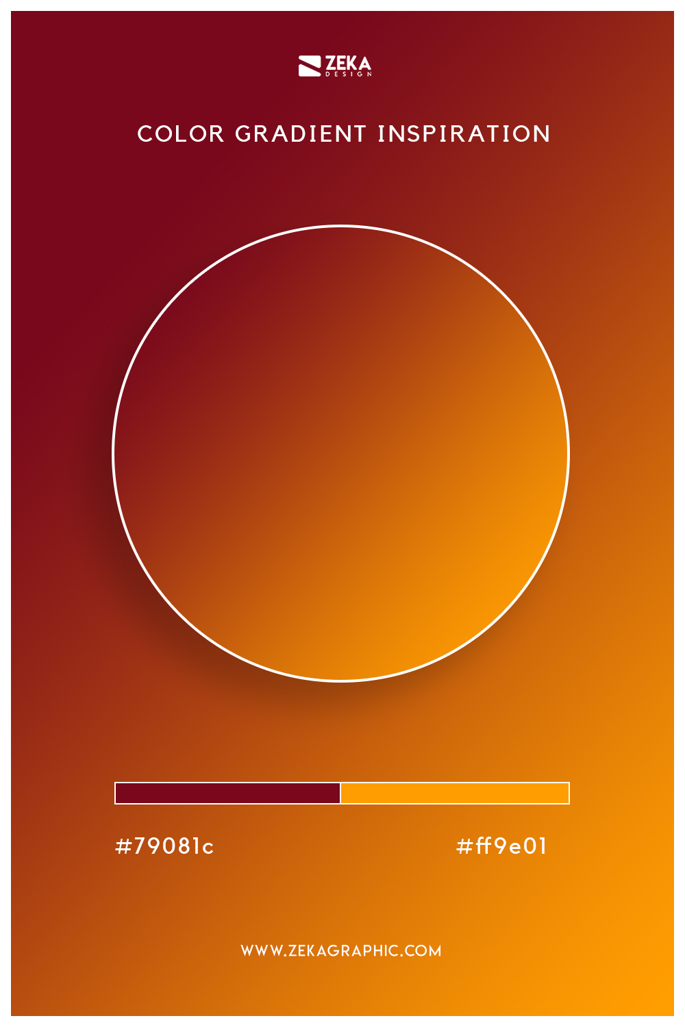 07 Burgundy Orange Peel Autumn Color Gradient Inspiration