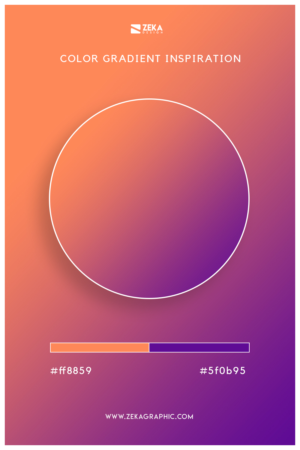 07 Coral Indigo Color Gradient Inspiration