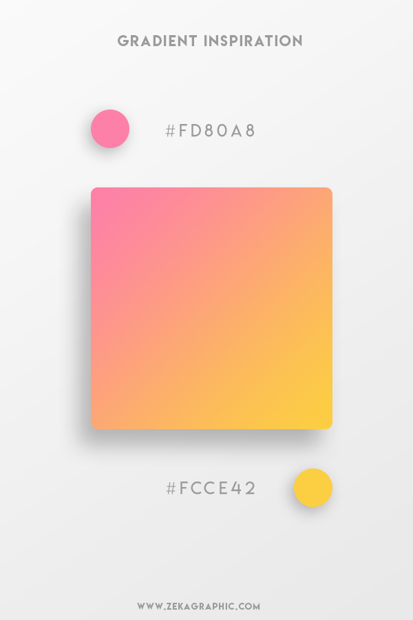 07 Pink and Light Sun Beatiful Color Gradient Inspiration Design