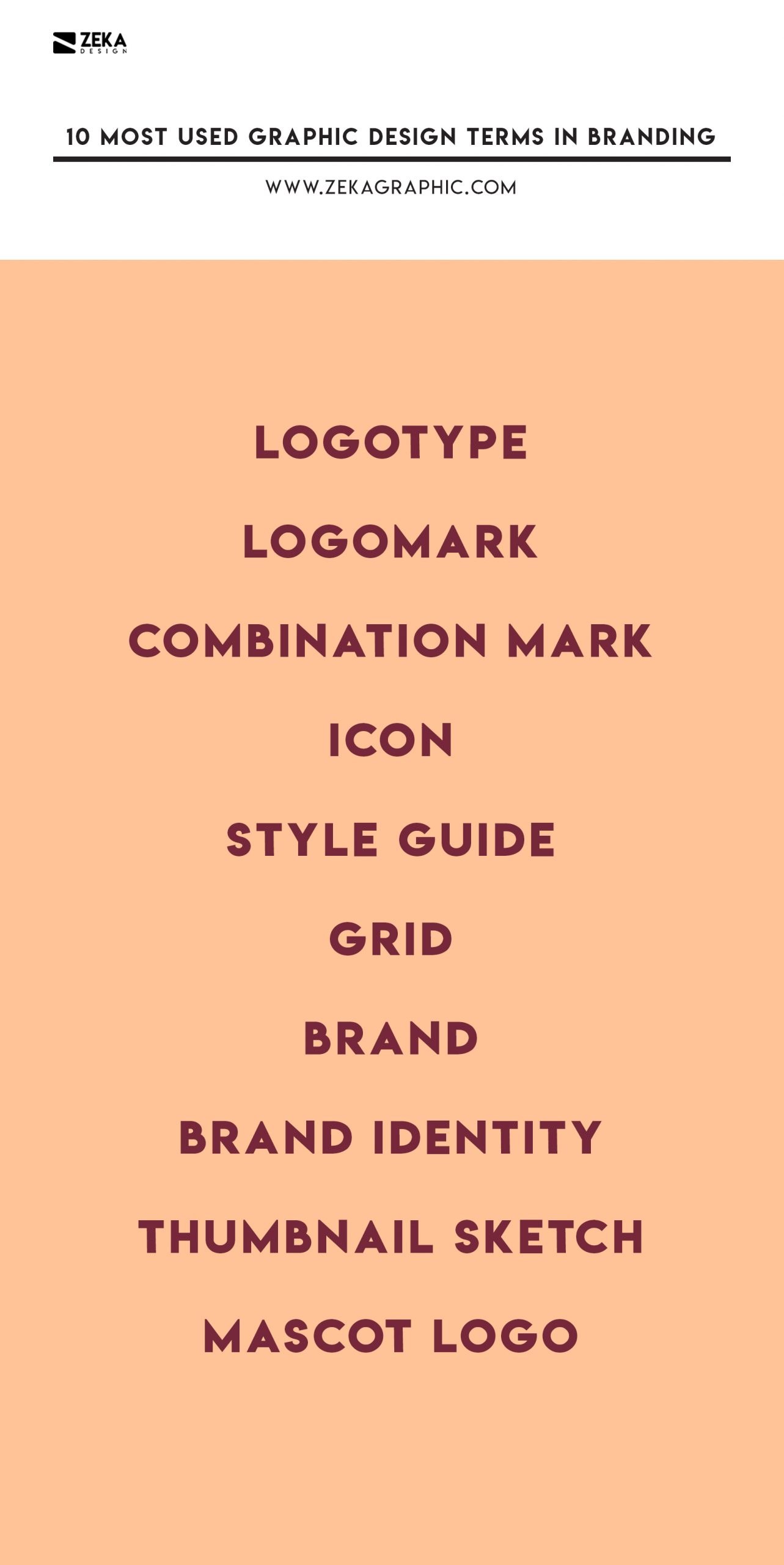 10 Most Used Graphic Design Terms in Branding