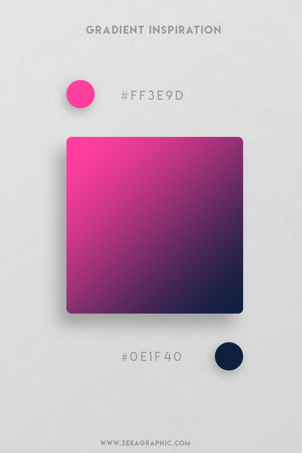 10 Pink and Blue Beautiful Color Gradient Inspiration Design
