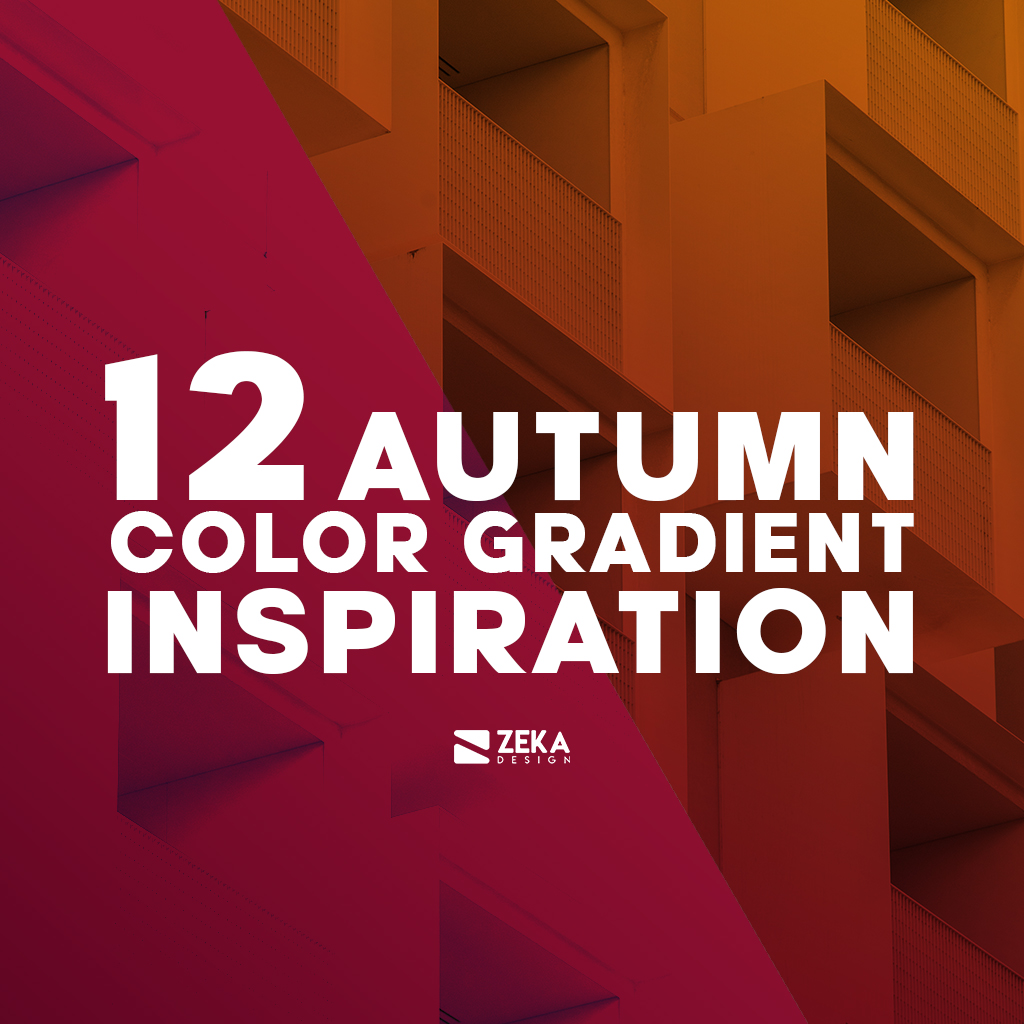 12 Autumn Color Gradient Ideas Graphic Design