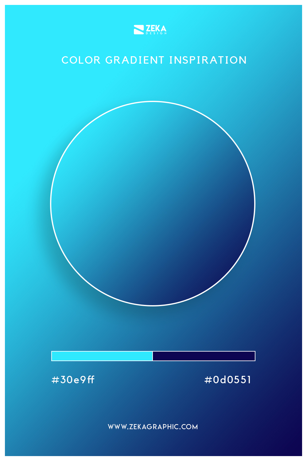 13 Turquoise Midnight Blue Color Gradient Inspiration