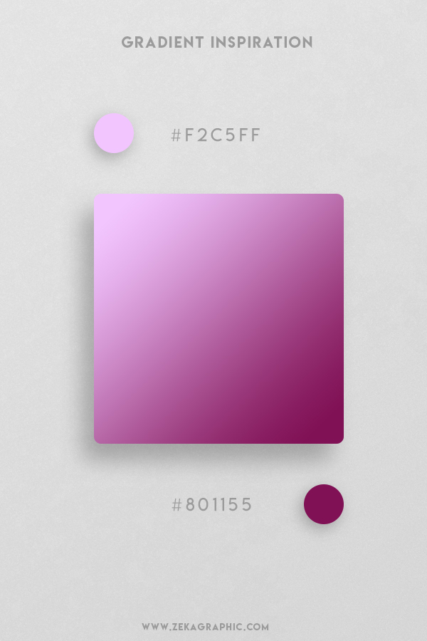 14 Mauve Pompadour Beautiful Color Gradient Inspiration Design