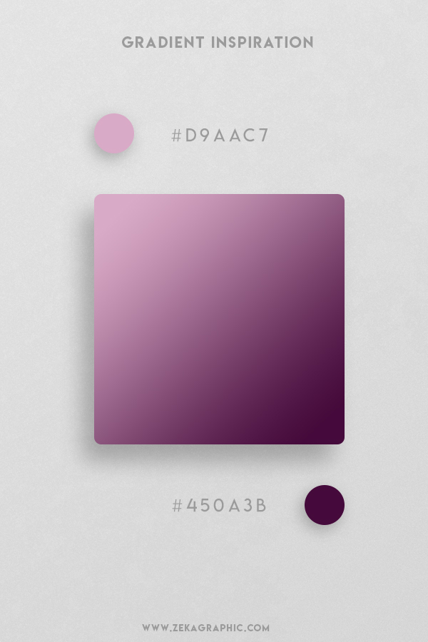 15 Blossom Blackberry Beautiful Color Gradient Inspiration Design