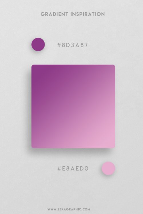 16 Beautiful Color Gradient Ideas Part 3 - Zeka Design
