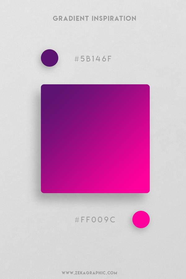 15 Seance Hollywood Cerise Beautiful Color Gradient Inspiration Design