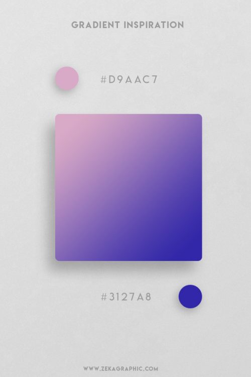 16 Beautiful Color Gradient Ideas Part 4 - Zeka Design