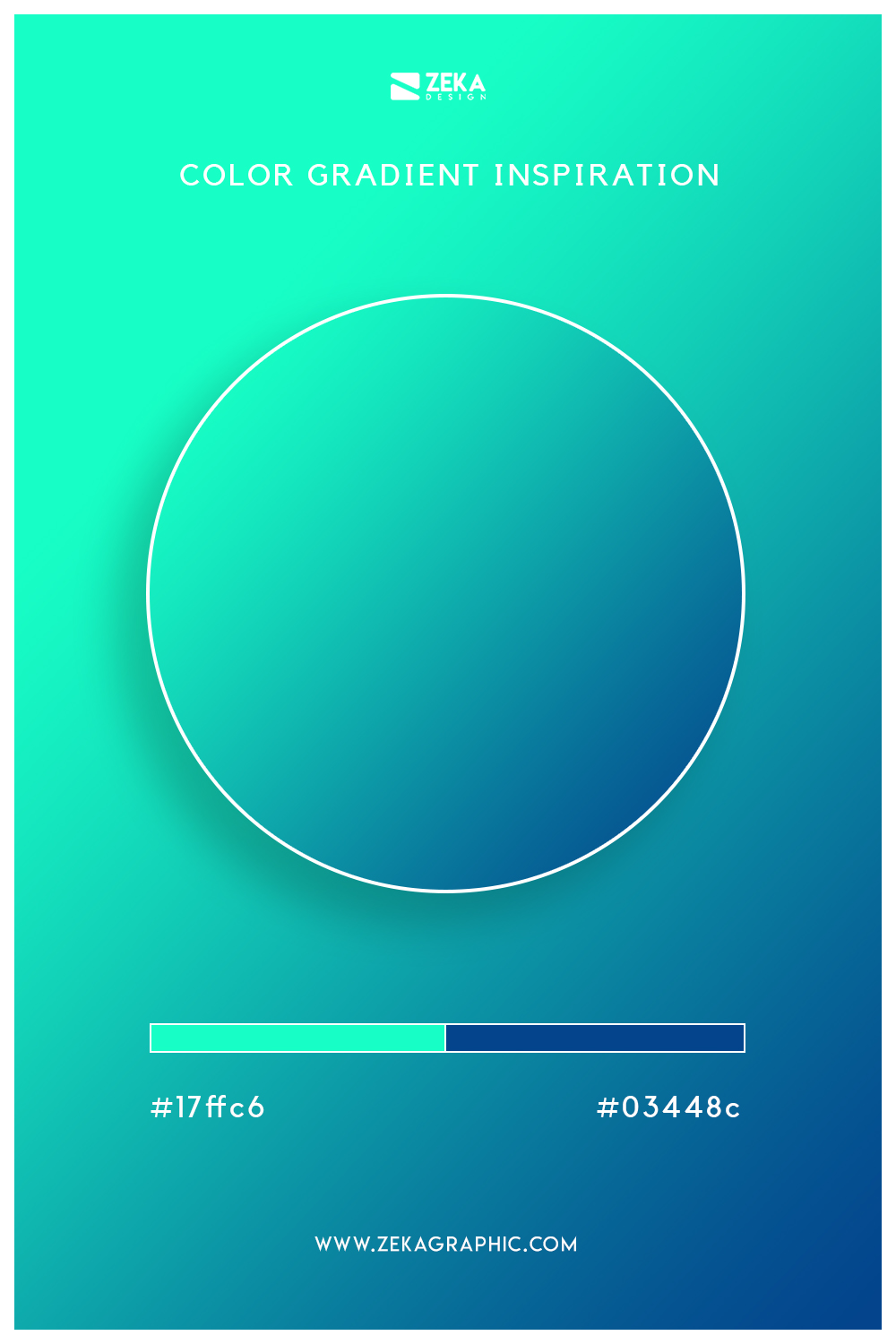 16 Bright Turquoise Dark Cerulean Color Gradient Inspiration