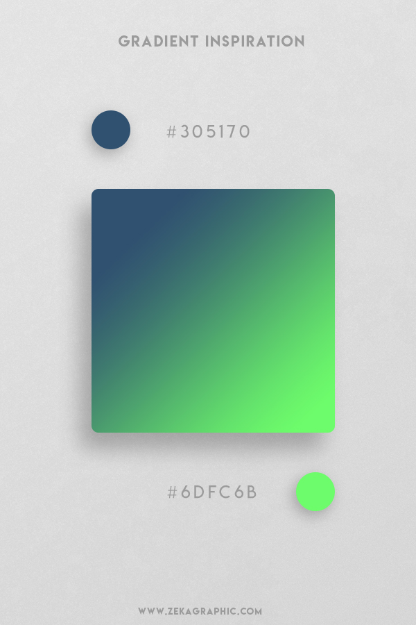 16 San Juan Neon Green Beautiful Color Gradient Inspiration Design