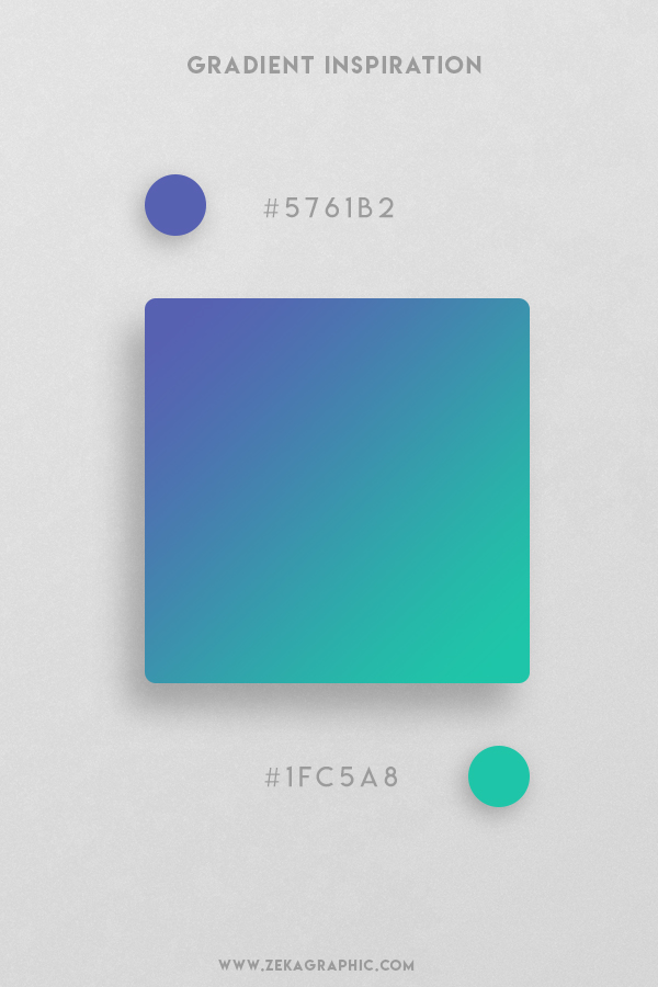 19 Rich Blue Light Sea Green Beautiful Color Gradient Inspiration Design