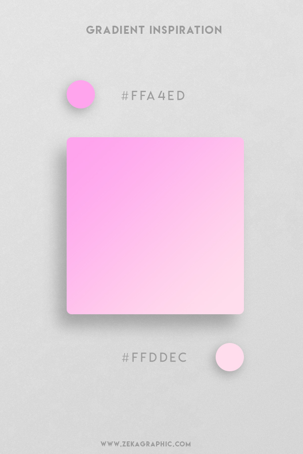 2 Lavender Rose Pig Pink Beautiful Color Gradient Inspiration Design