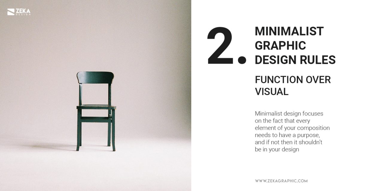 Minimalist Graphic Design Rules - Zeka Design