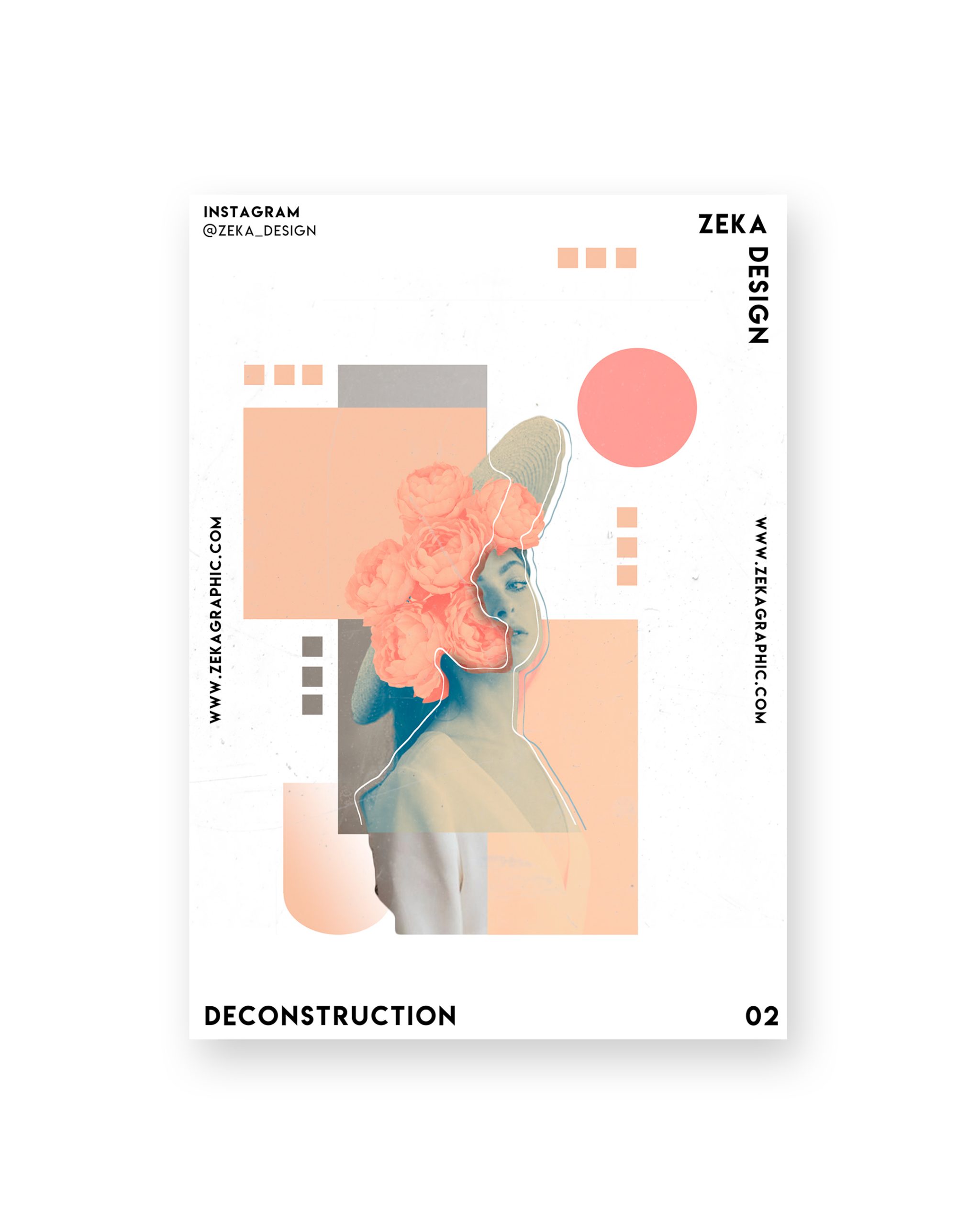 Deconstruction Poster Design Collection Zeka Design