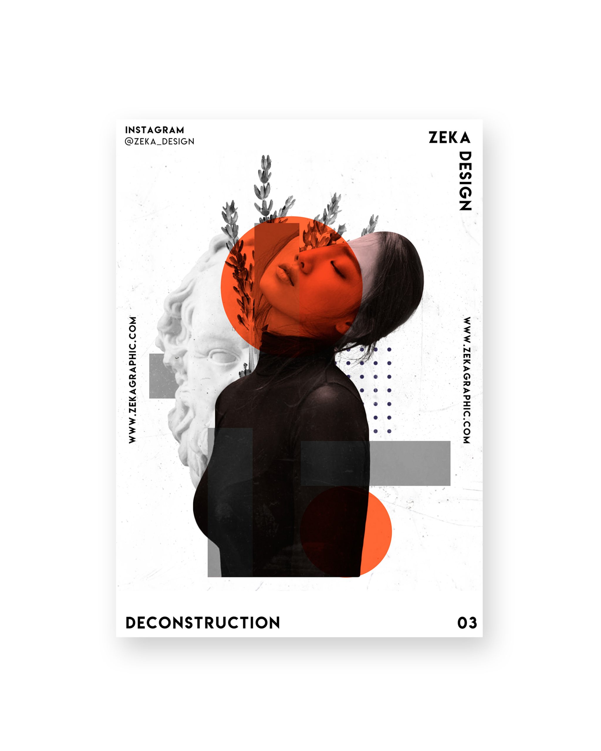 Deconstruction Poster Design Collection Zeka Design