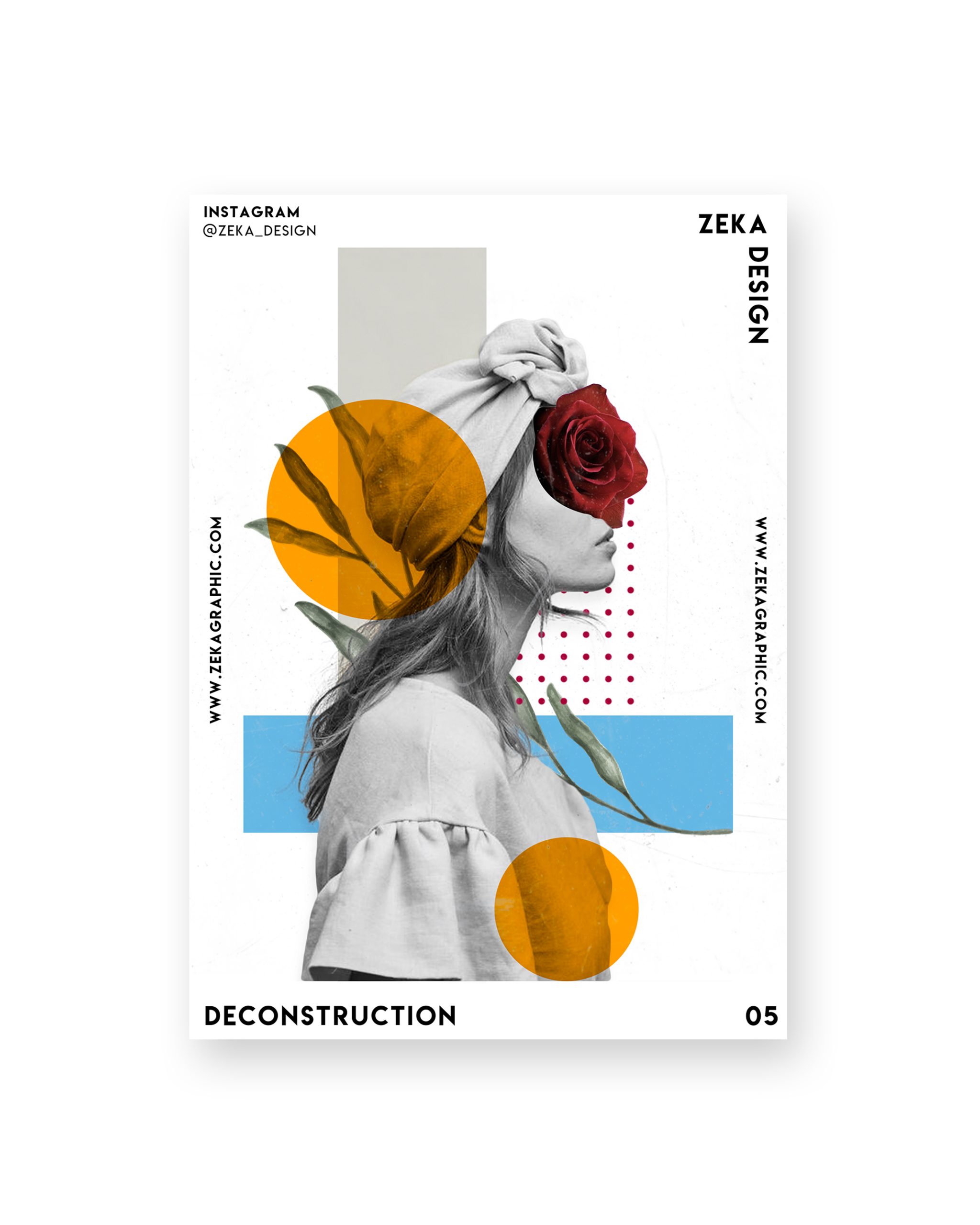 Deconstruction Poster Design Collection Zeka Design