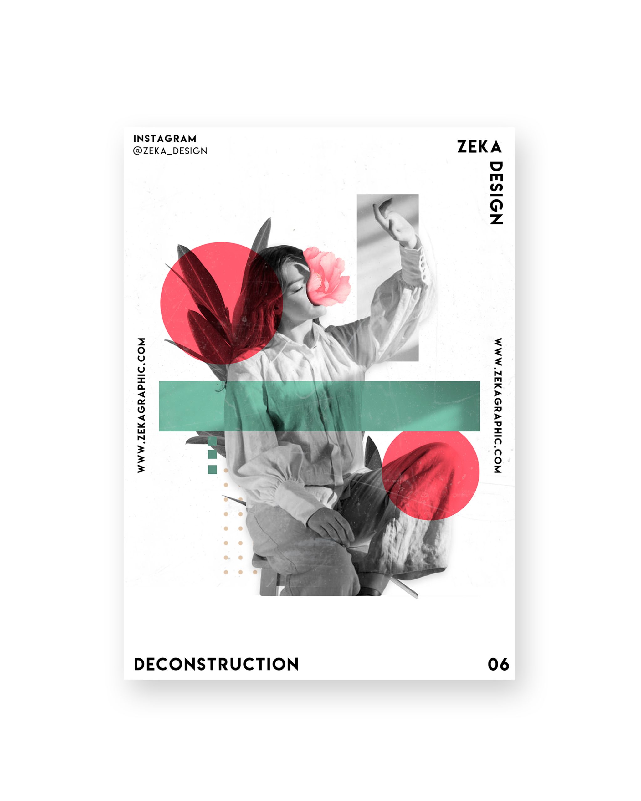 Deconstruction Poster Design Collection Zeka Design