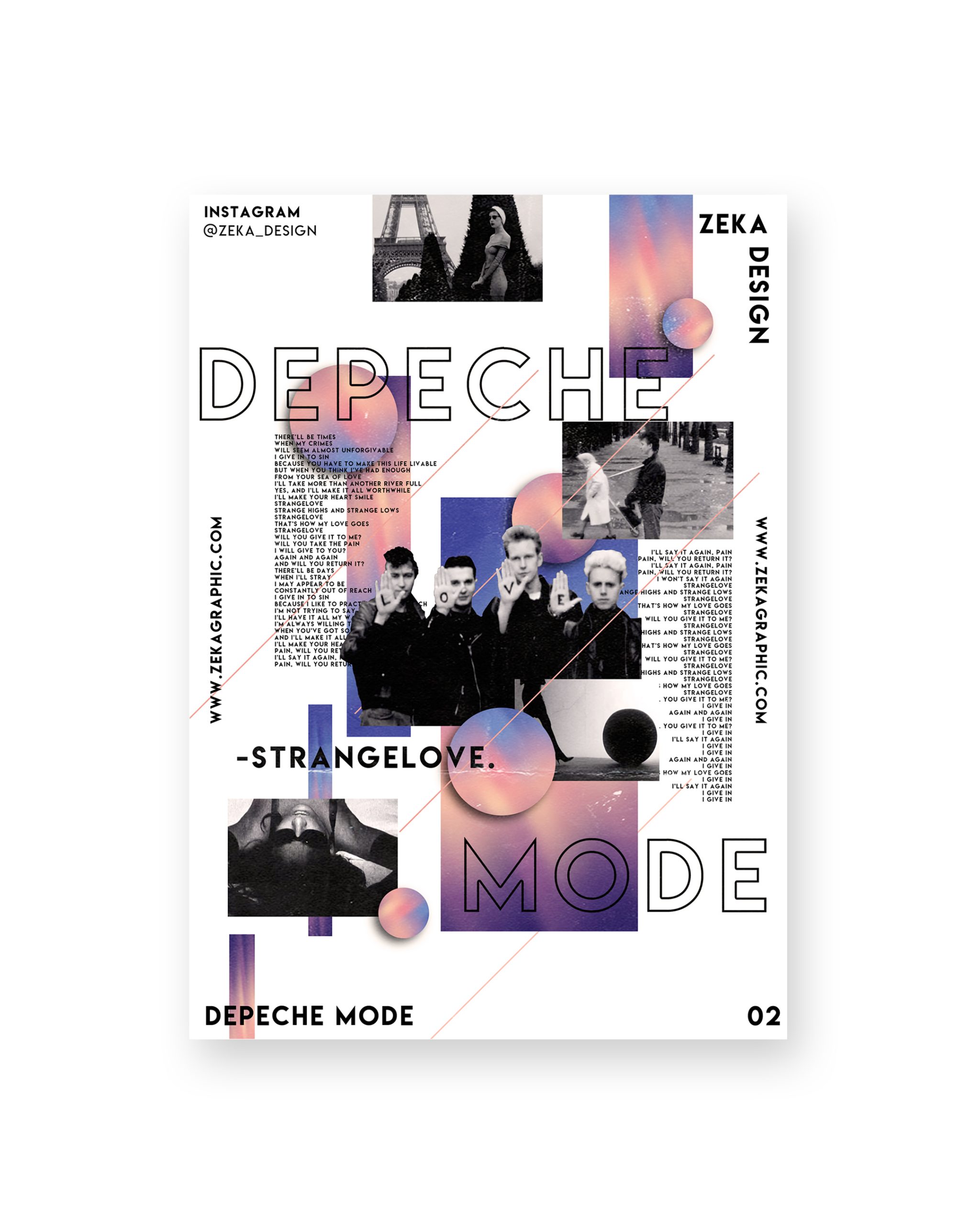 2020 Depeche Mode Poster Design 02