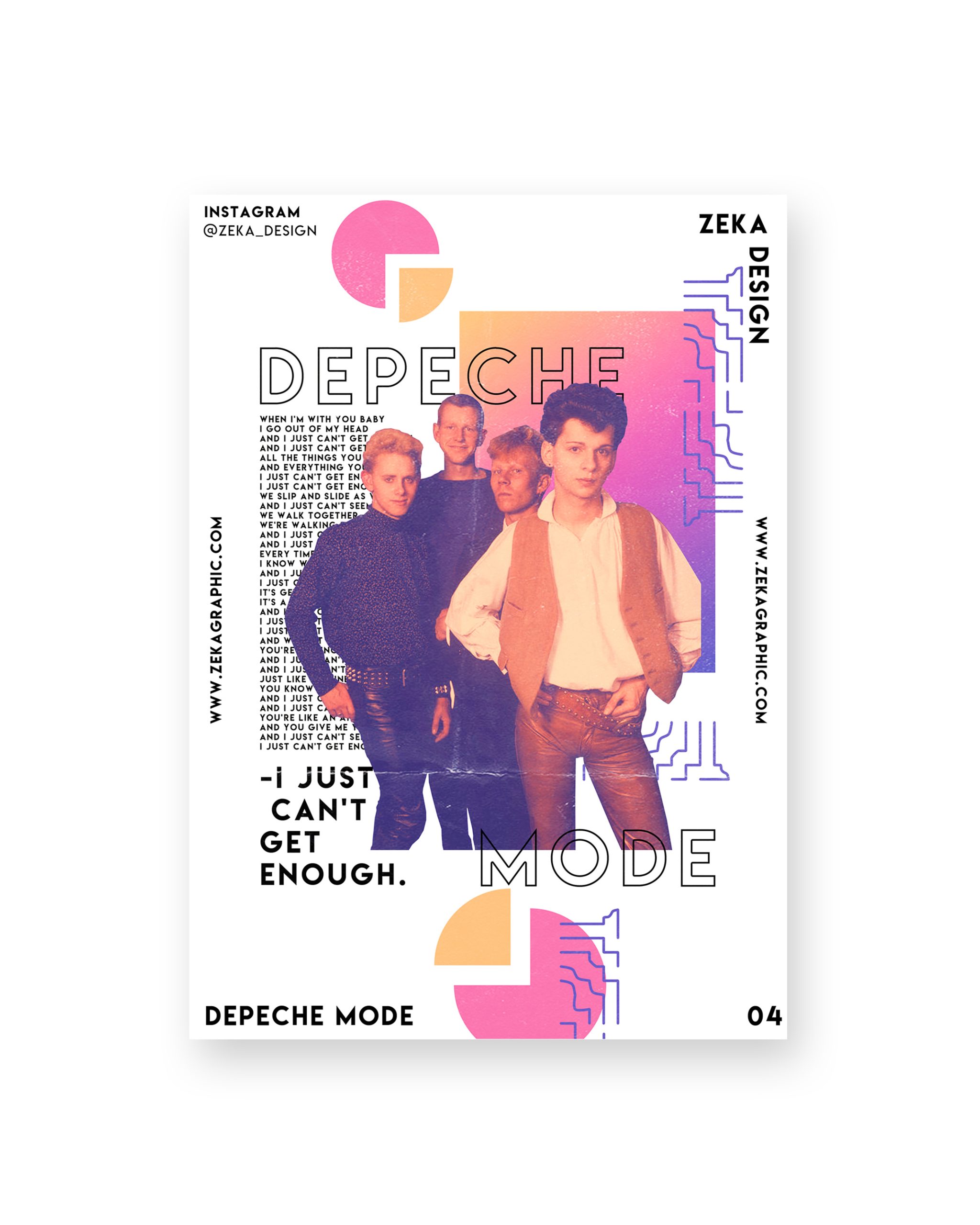 2020 Depeche Mode Poster Design 04