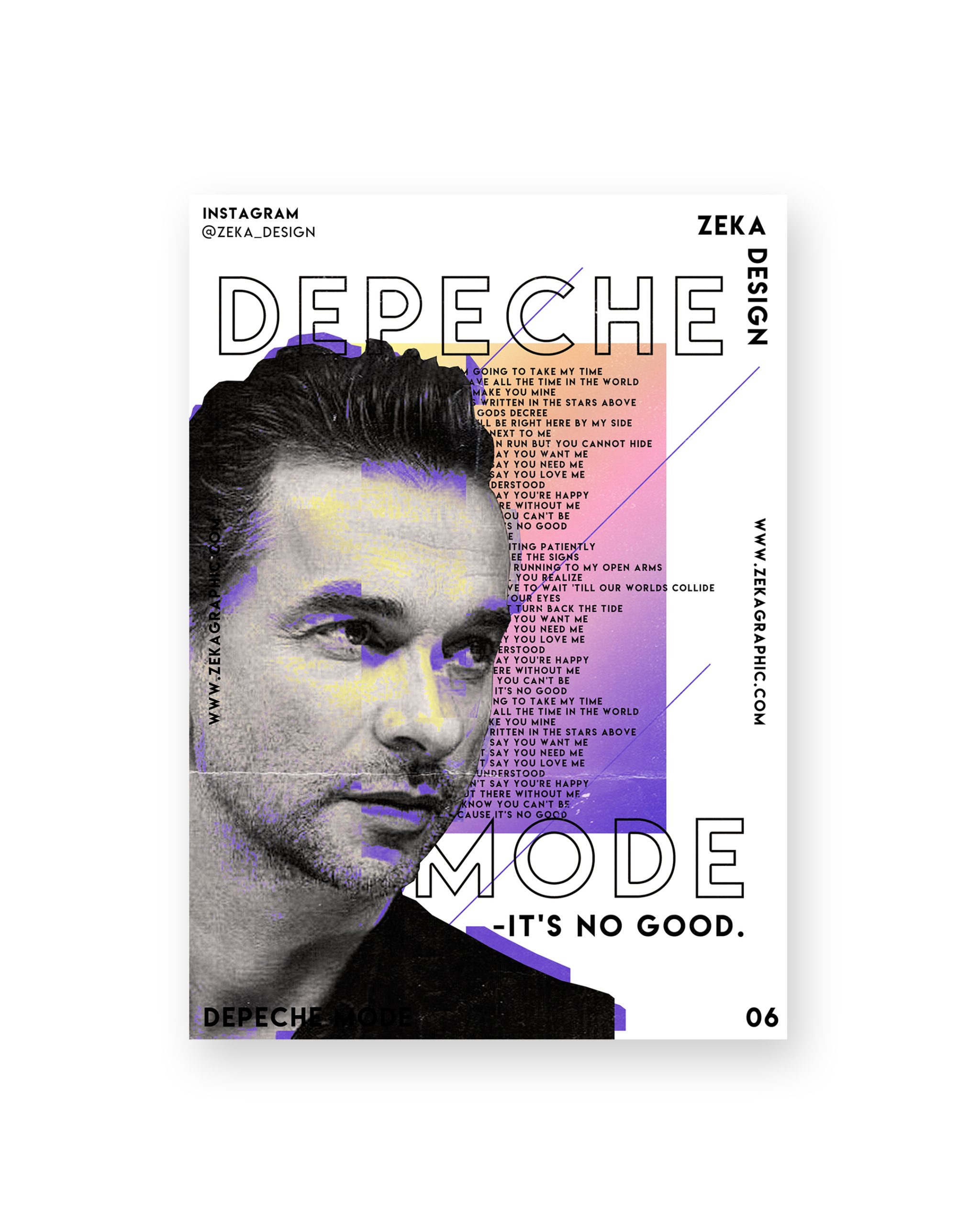 2020 Depeche Mode Poster Design 06