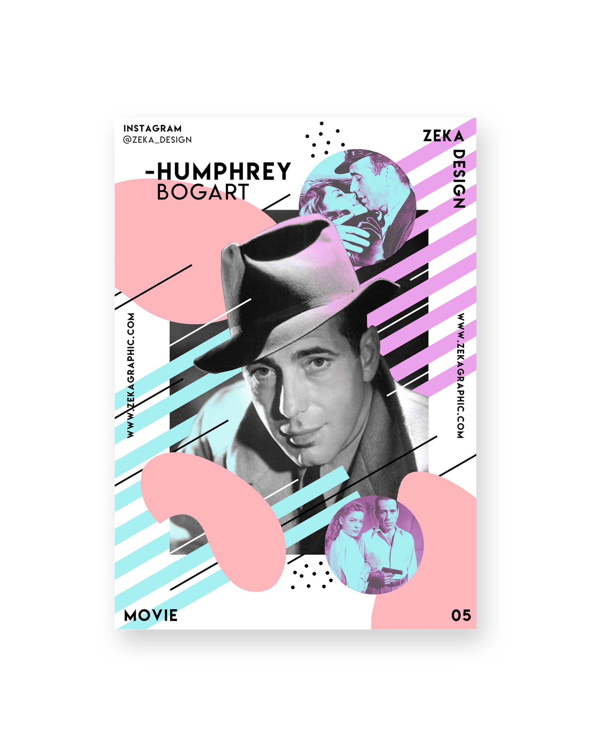 2020 Humphrey Bogart Movie Poster Design 05