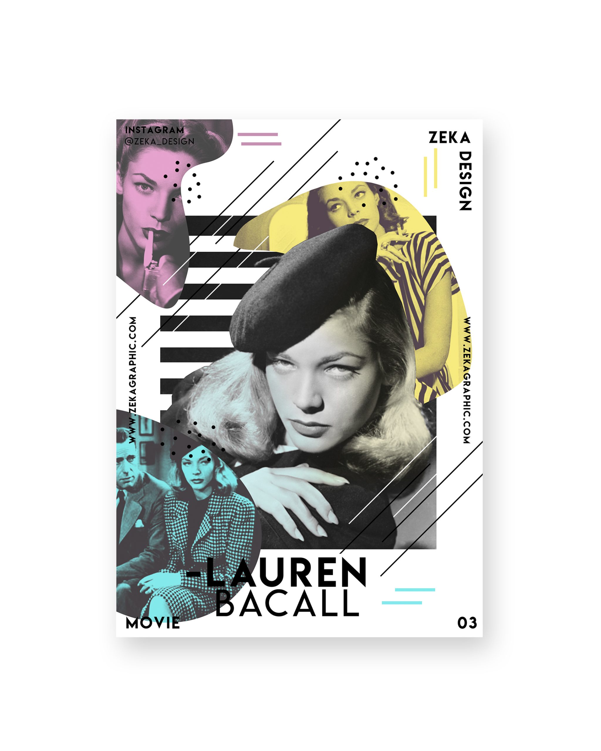2020 Lauren Bacall Movie Poster Design 01