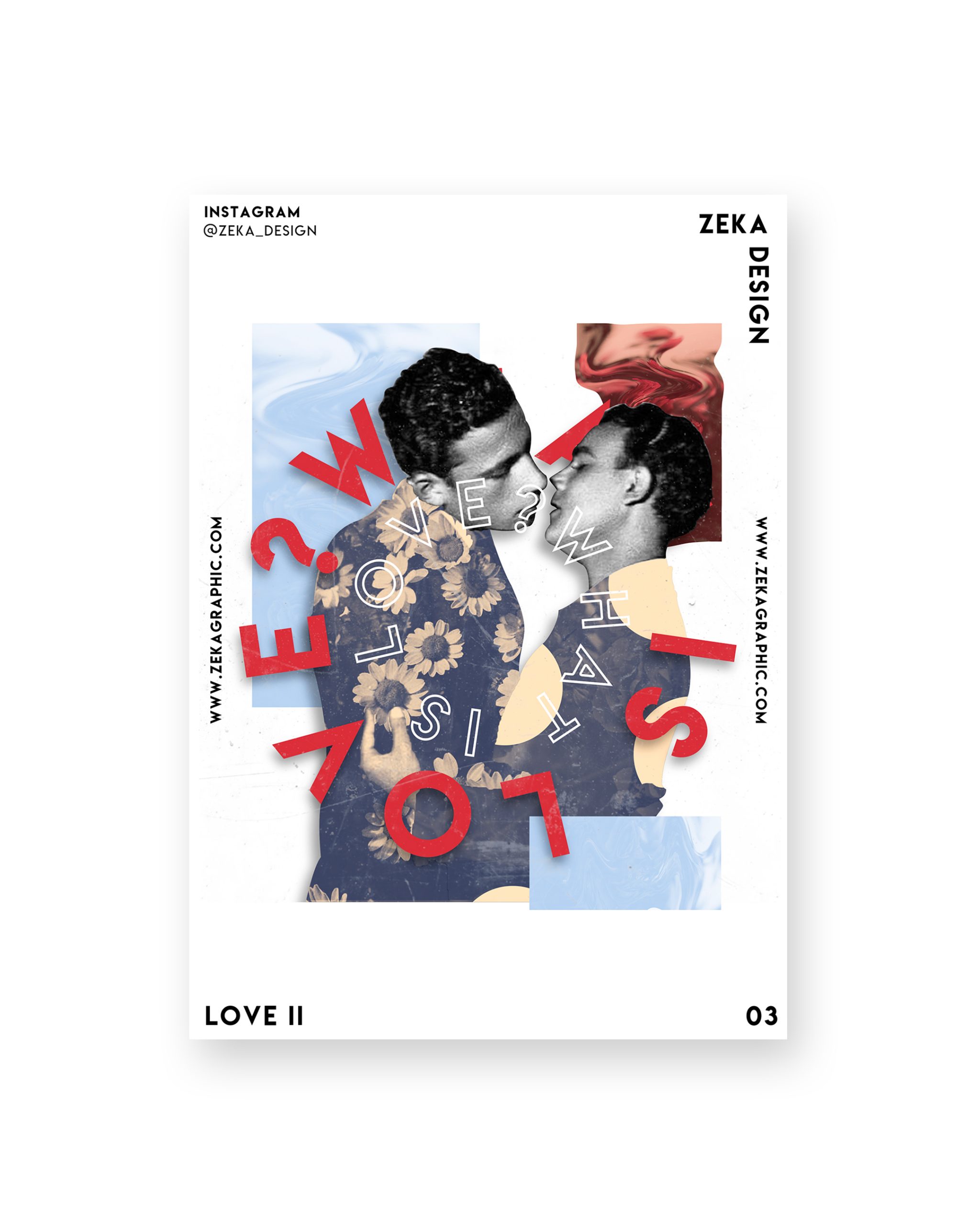 Love Poster Design Series By Zeka Design Graphic Design Inspiration