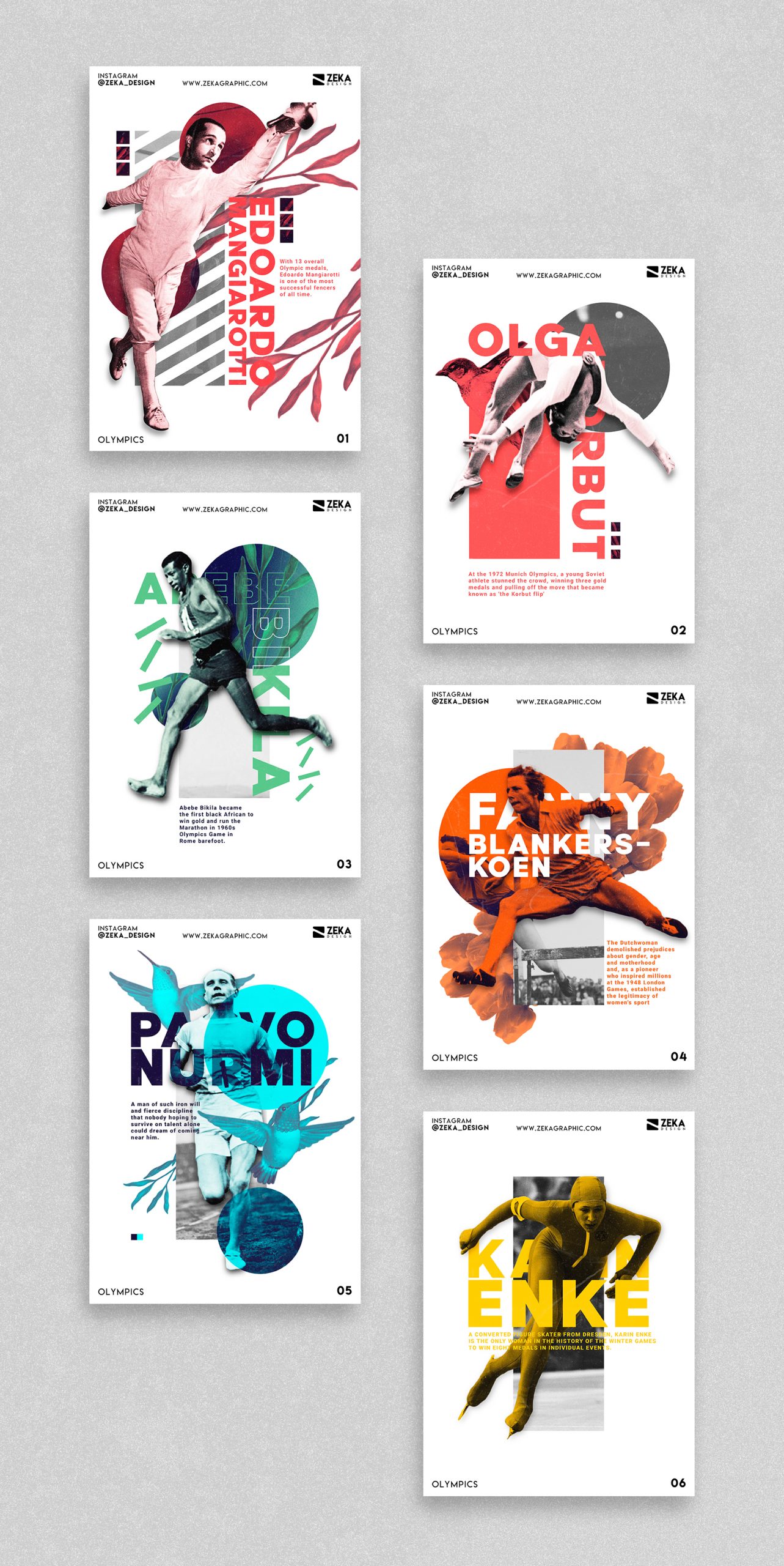 Olympics Poster Design Series By Zeka Design Graphic Design Inspiration