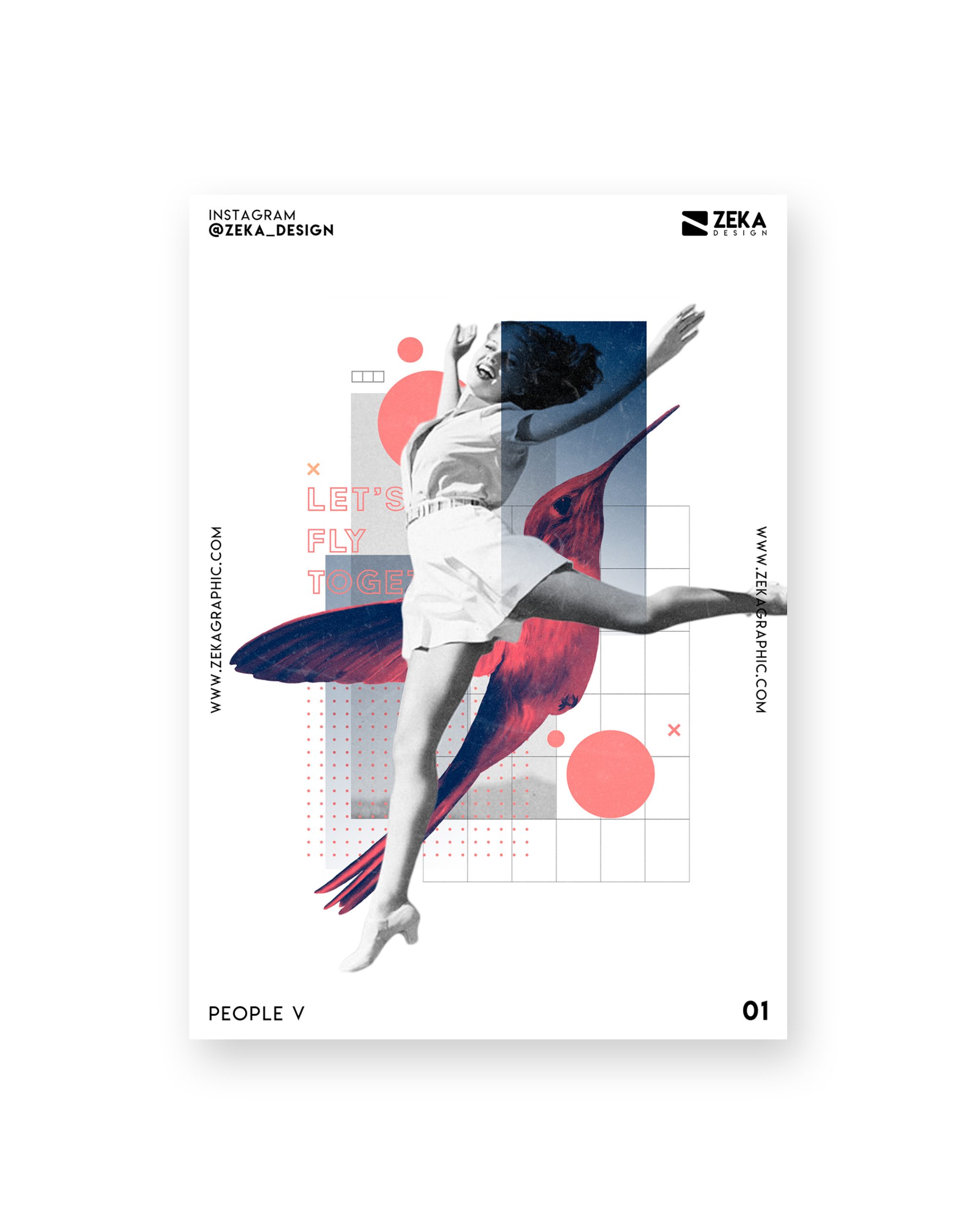 People 5 Poster Design Collection Zeka Design