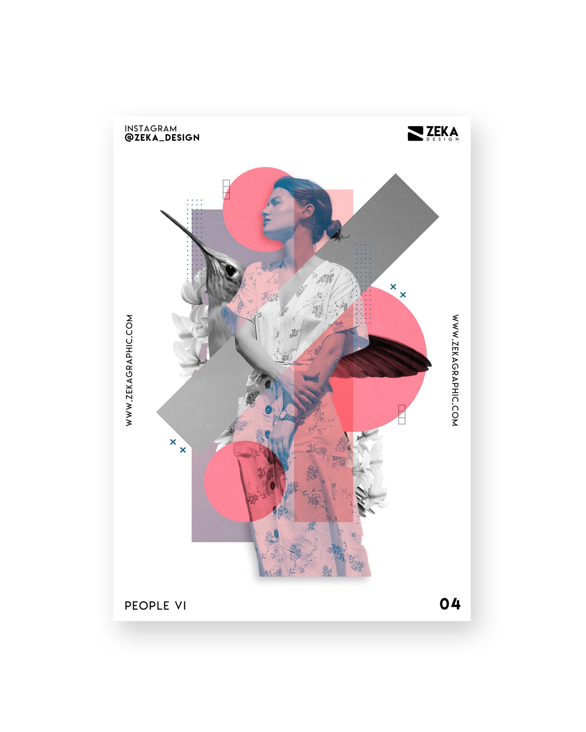 People 6 Poster Design Collection Zeka Design