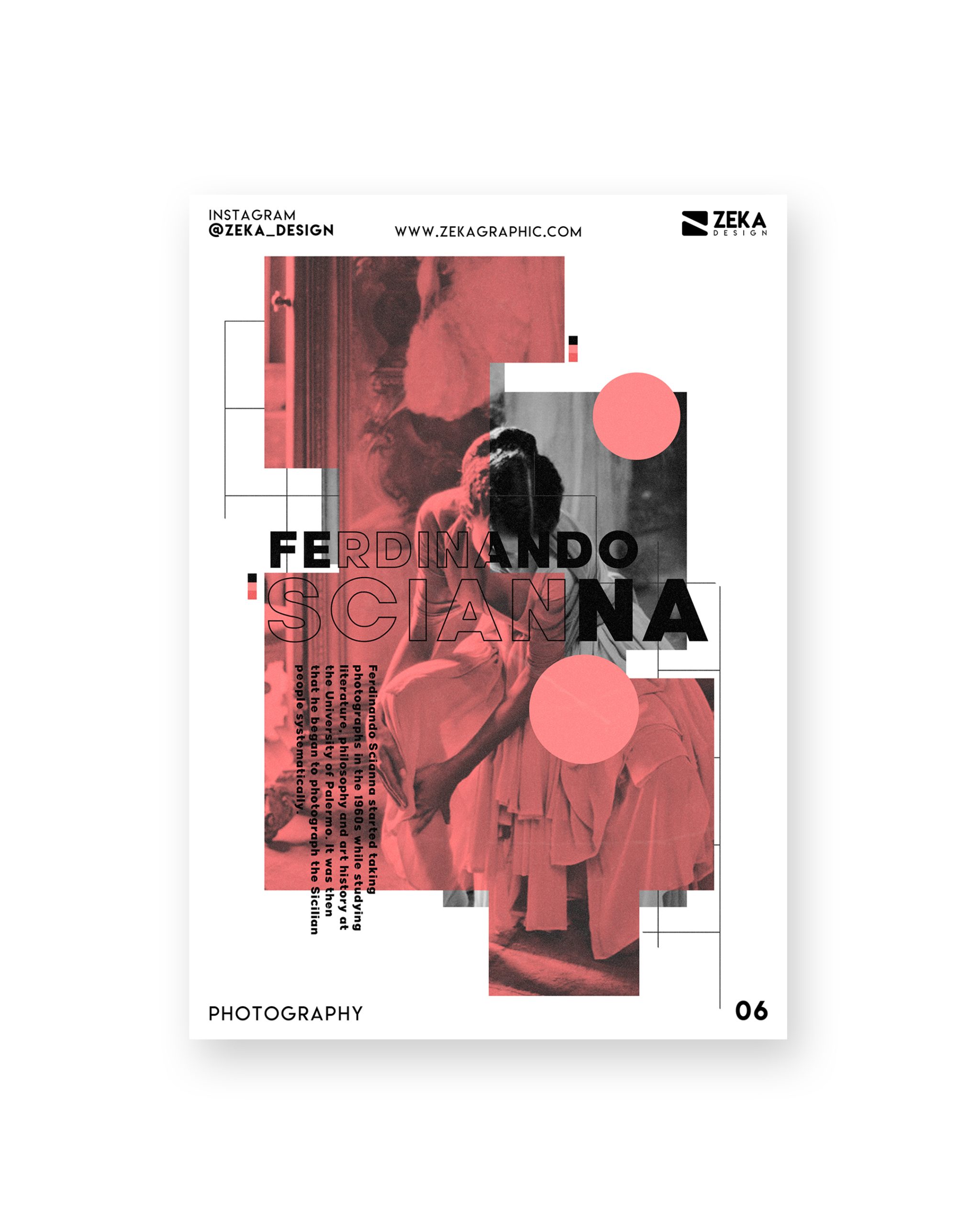 2020 Photography Poster Design 06 White