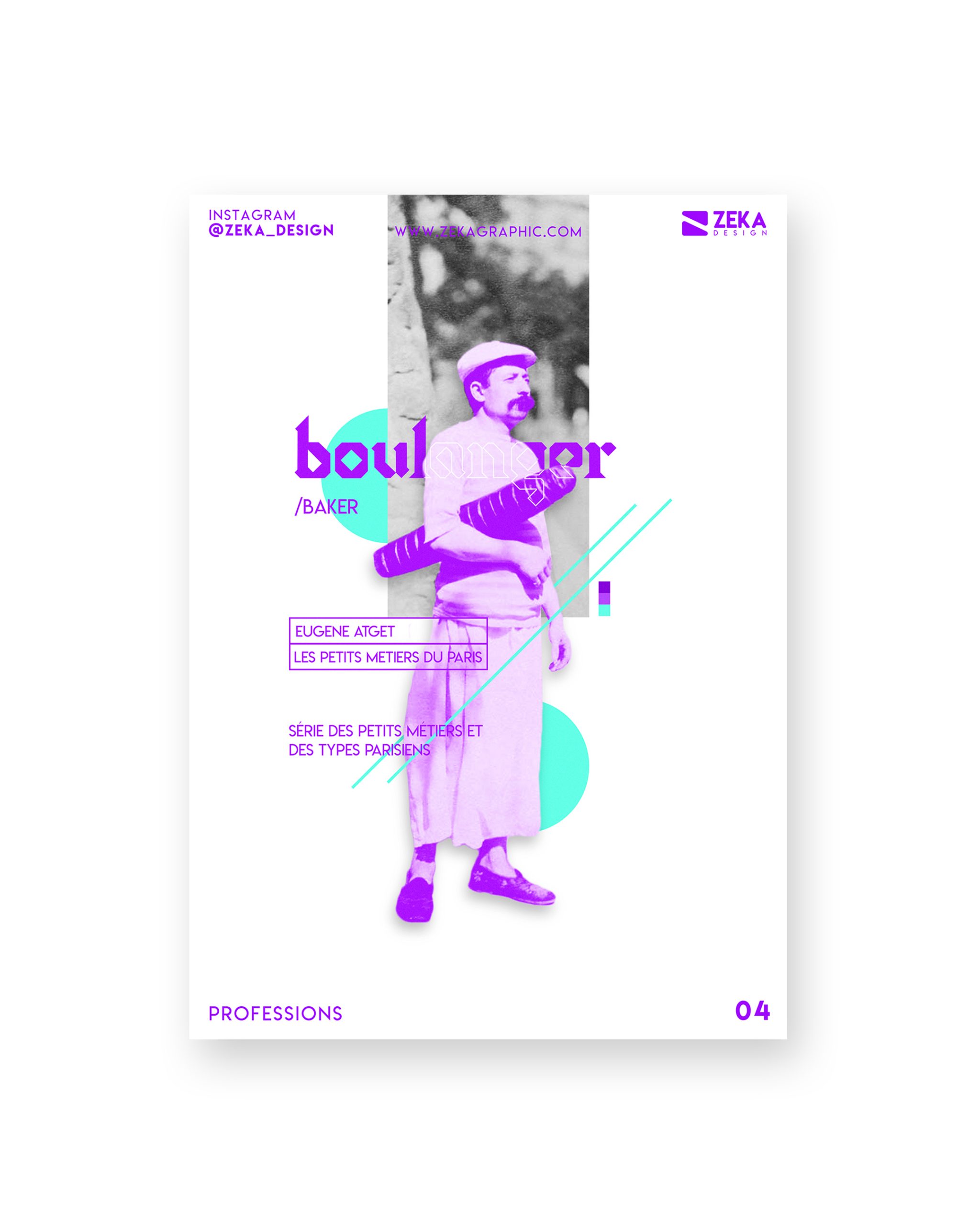 2020 Professions White Poster Design 04