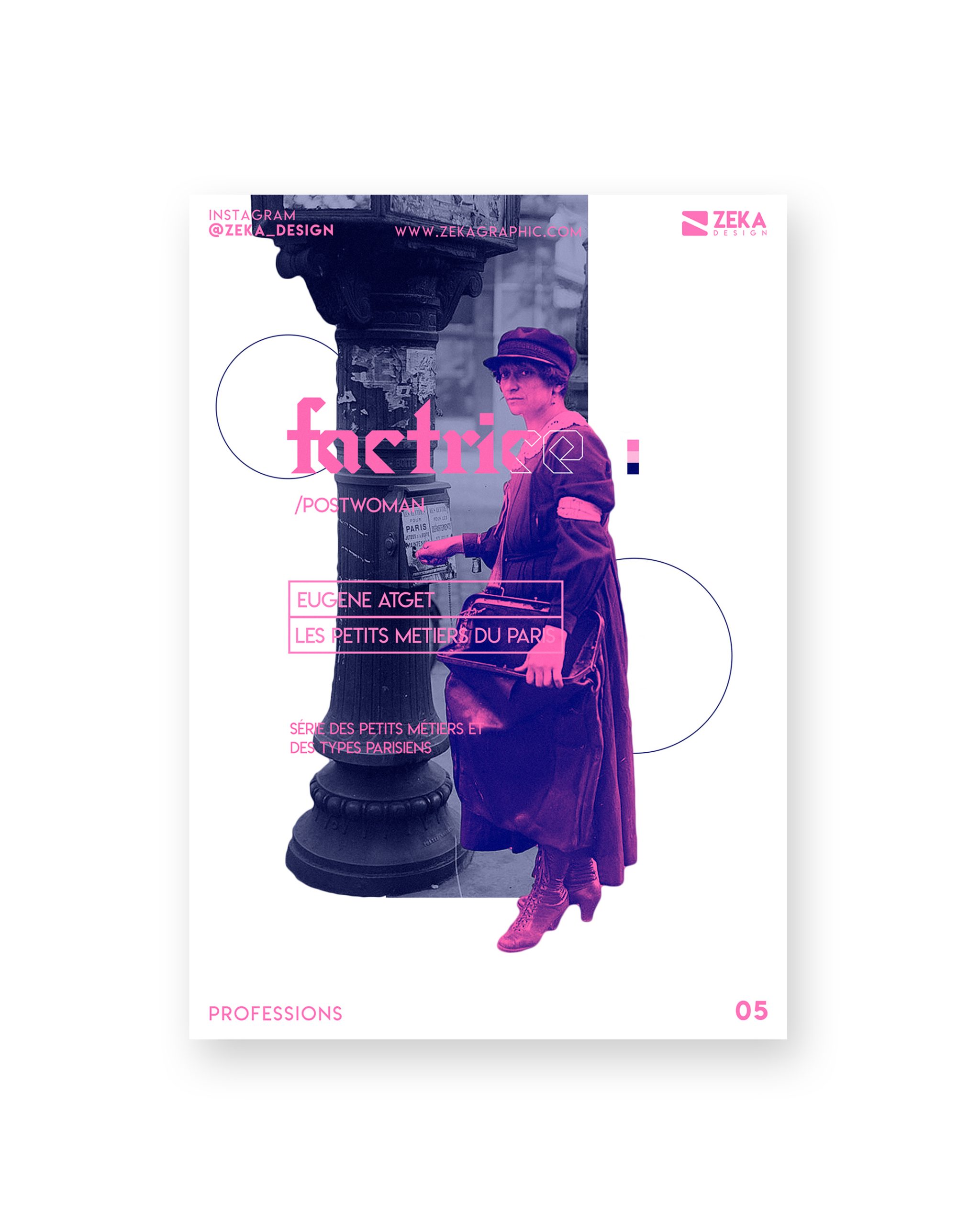 2020 Professions White Poster Design 05