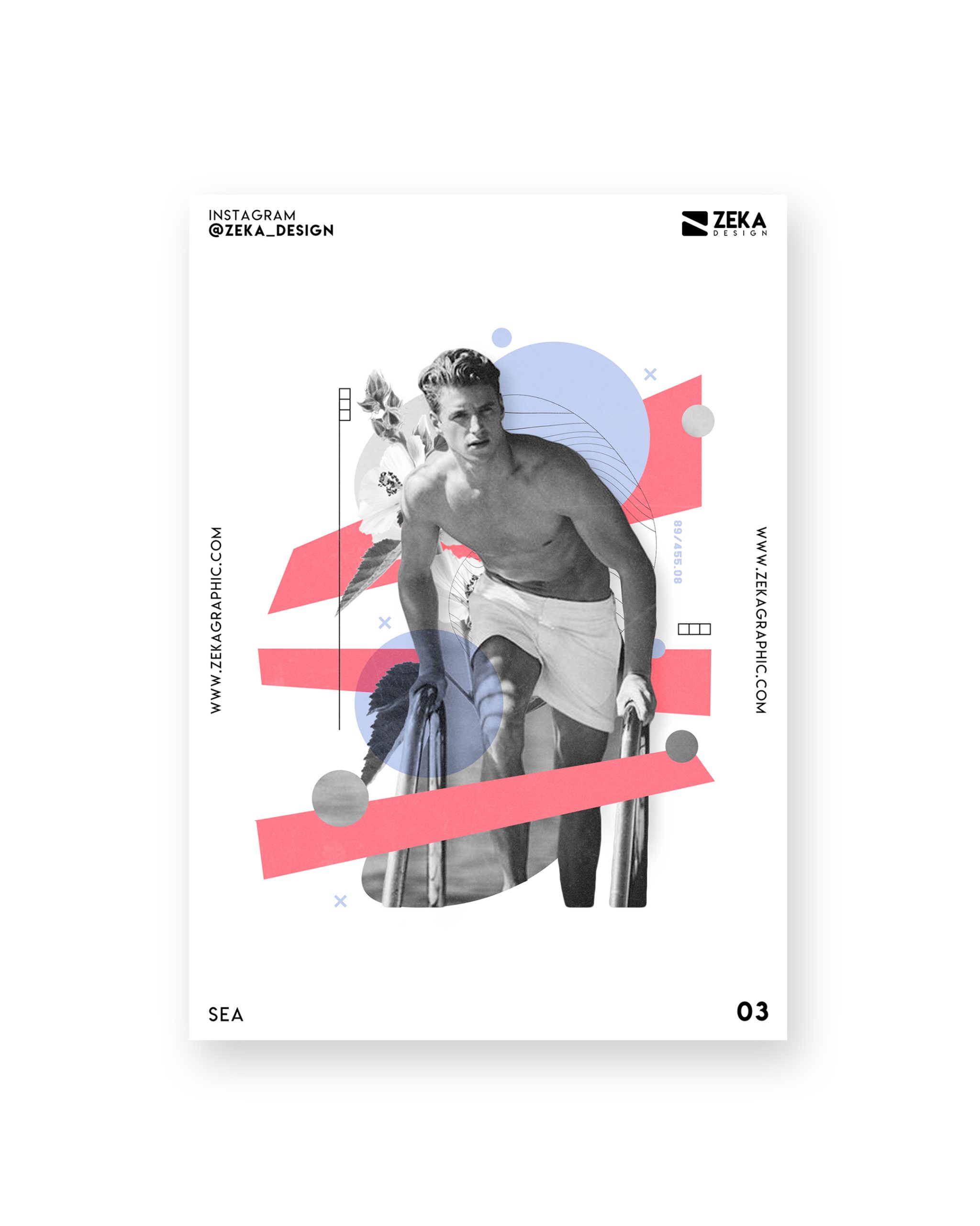 Sea Poster Design Collection Zeka Design