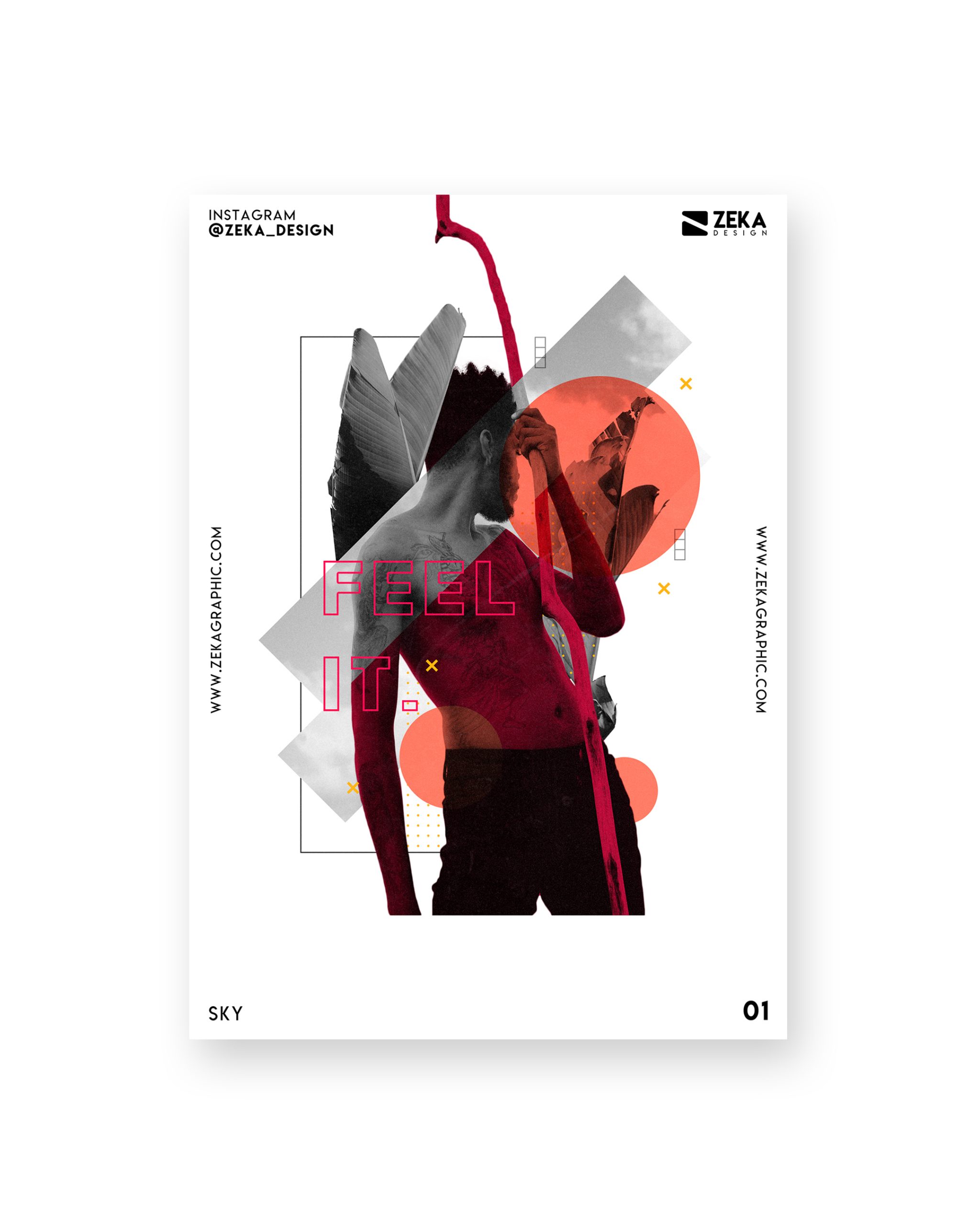 Sky Poster Design Collection Zeka Design
