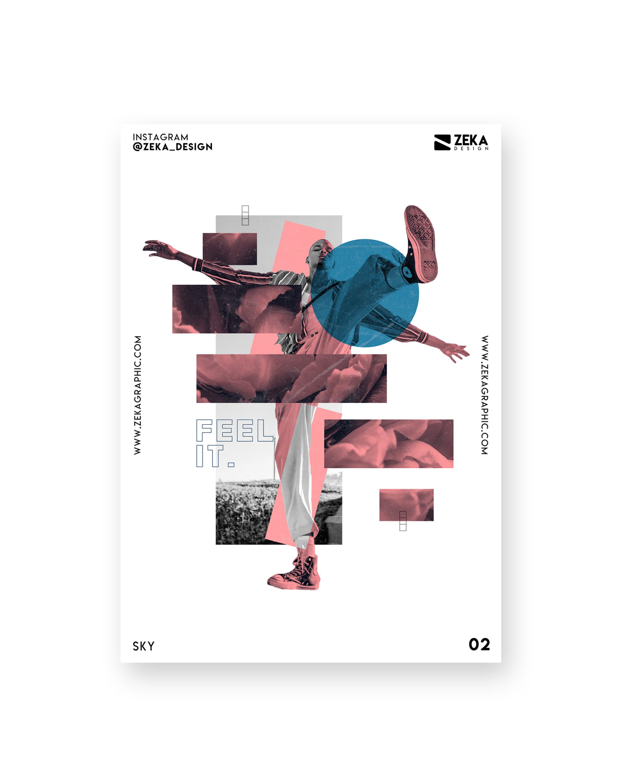 Sky Poster Design Collection Zeka Design