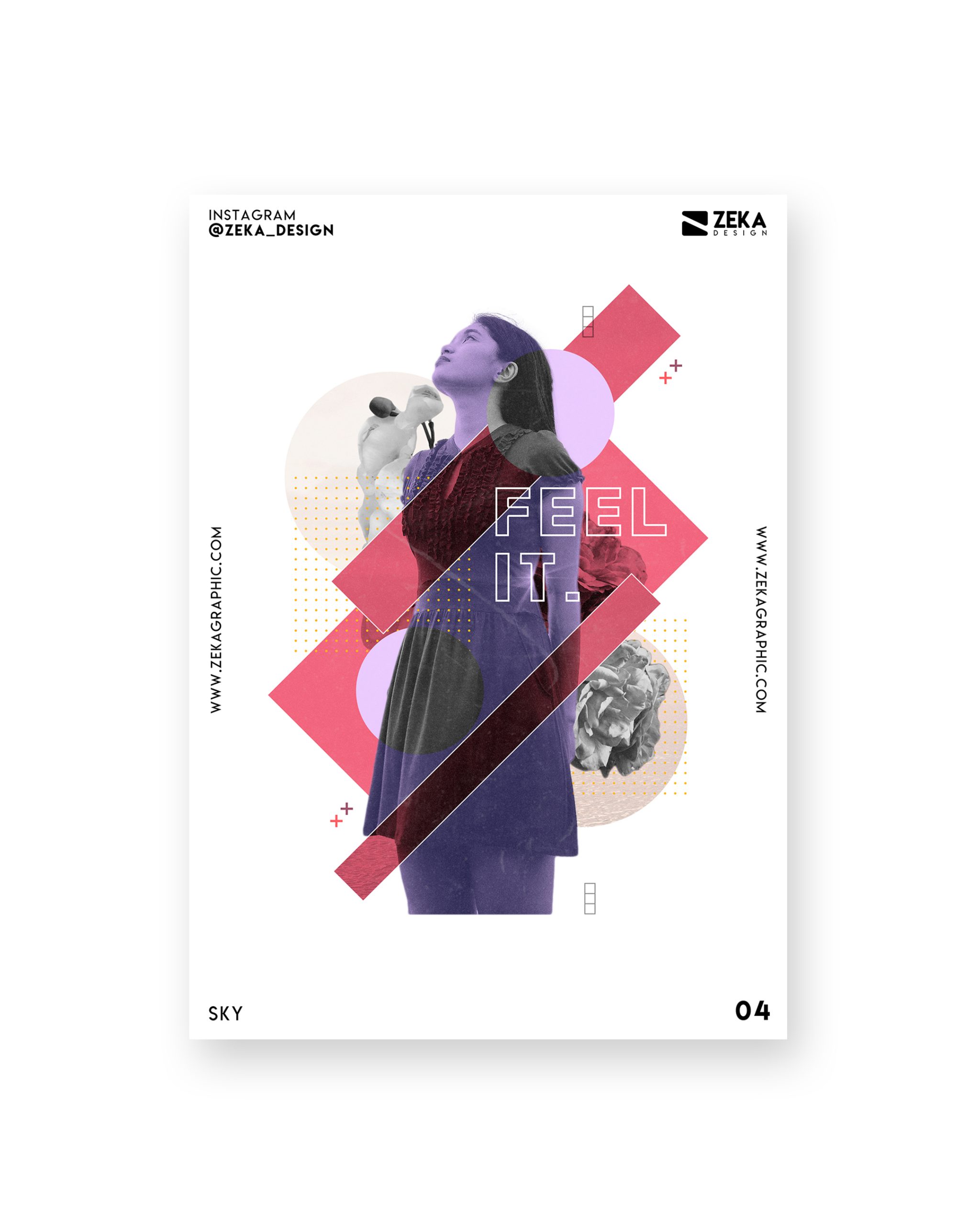 Sky Poster Design Collection Zeka Design