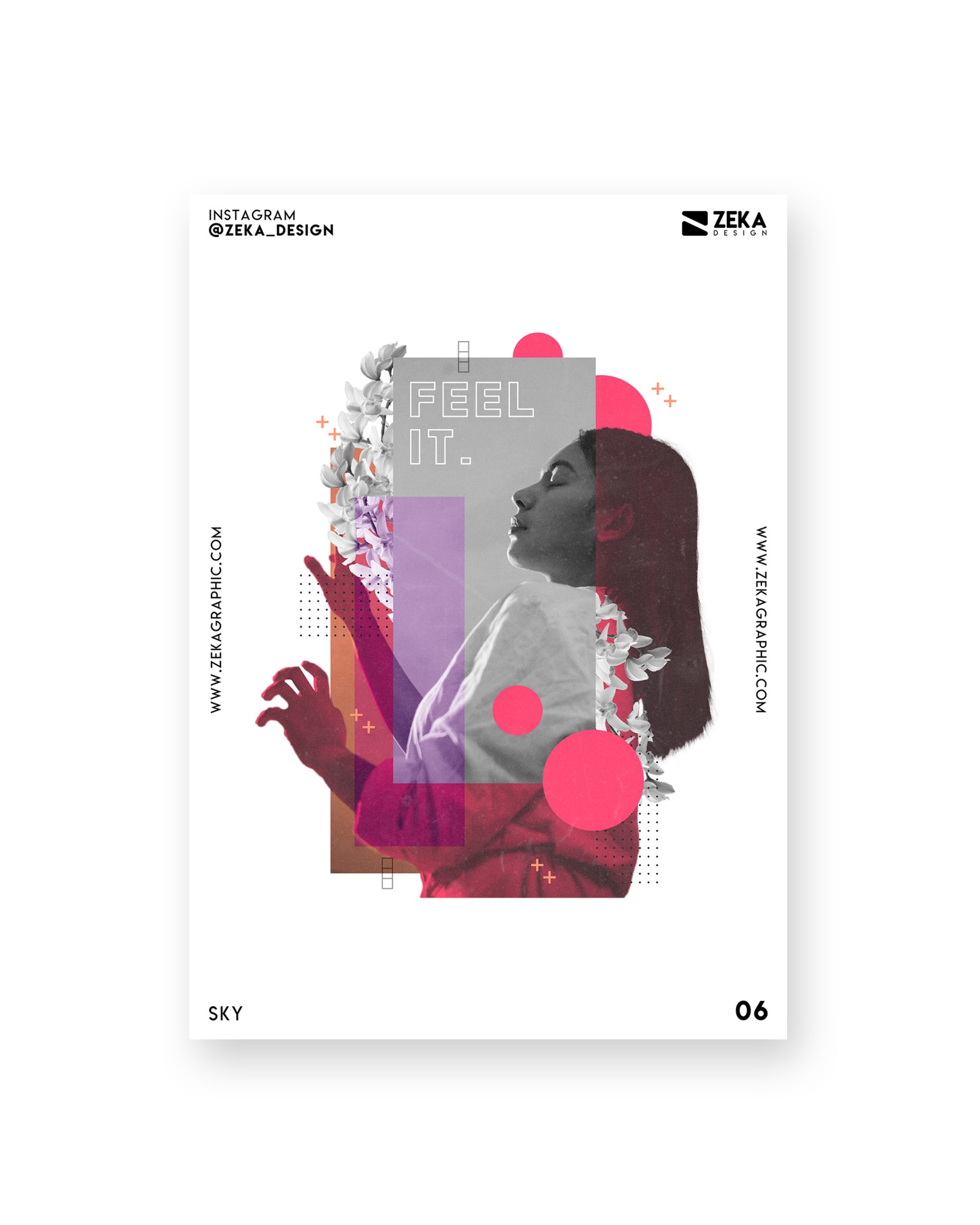 Sky Poster Design Collection Zeka Design