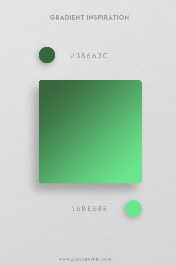 32 Hunter Green Pastel Green Beautiful Color Gradient Inspiration Design