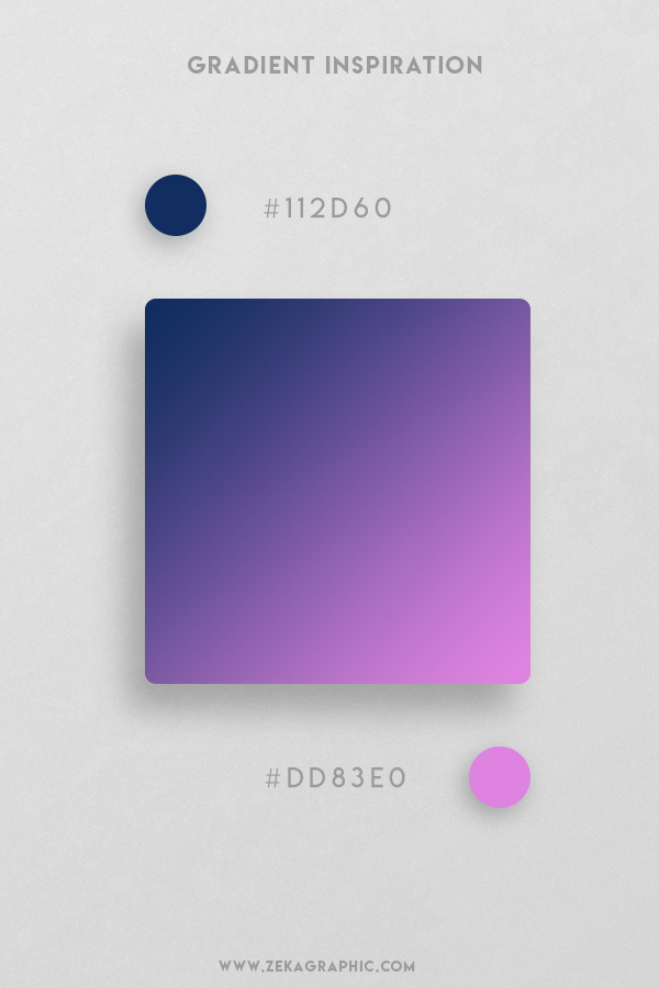 4 Blue Zodiac Lavender Beautiful Color Gradient Inspiration Design