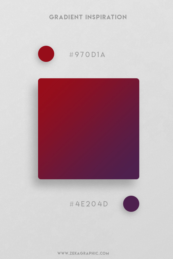 4 Carmine Hot Purple Beautiful Color Gradient Inspiration Design