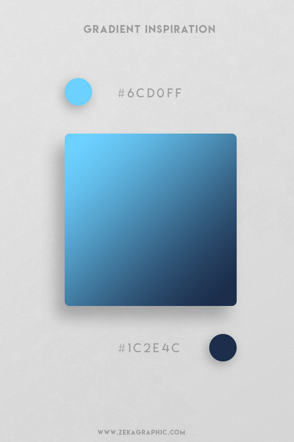 6 Maya Blue Bunting Beautiful Color Gradient Inspiration Design