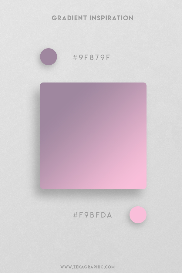 6 Venus Chantilly Beautiful Color Gradient Inspiration Design