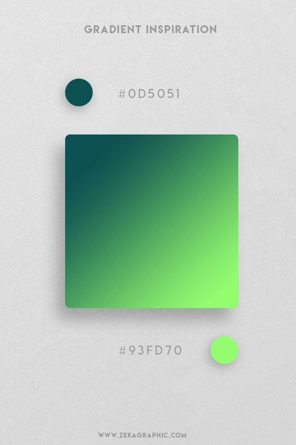 8 Eden Light Green Beautiful Color Gradient Inspiration Design
