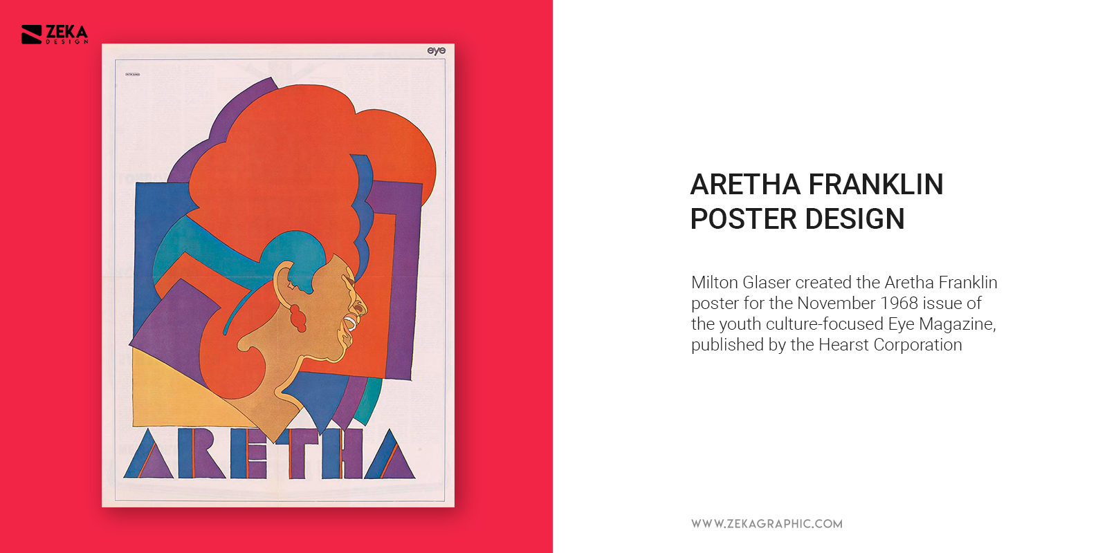Aretha Franklin Poster Design by Milton Glaser