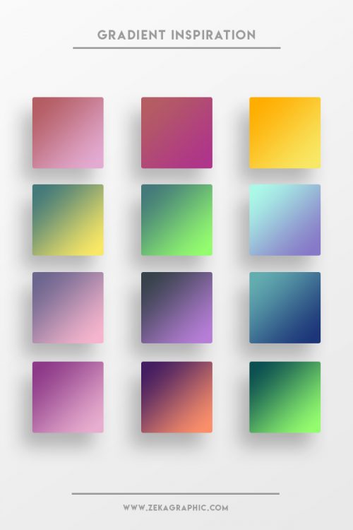 Gradient Coloe 16 Beautiful Color Gradient Ideas Part 3 - Zeka Design